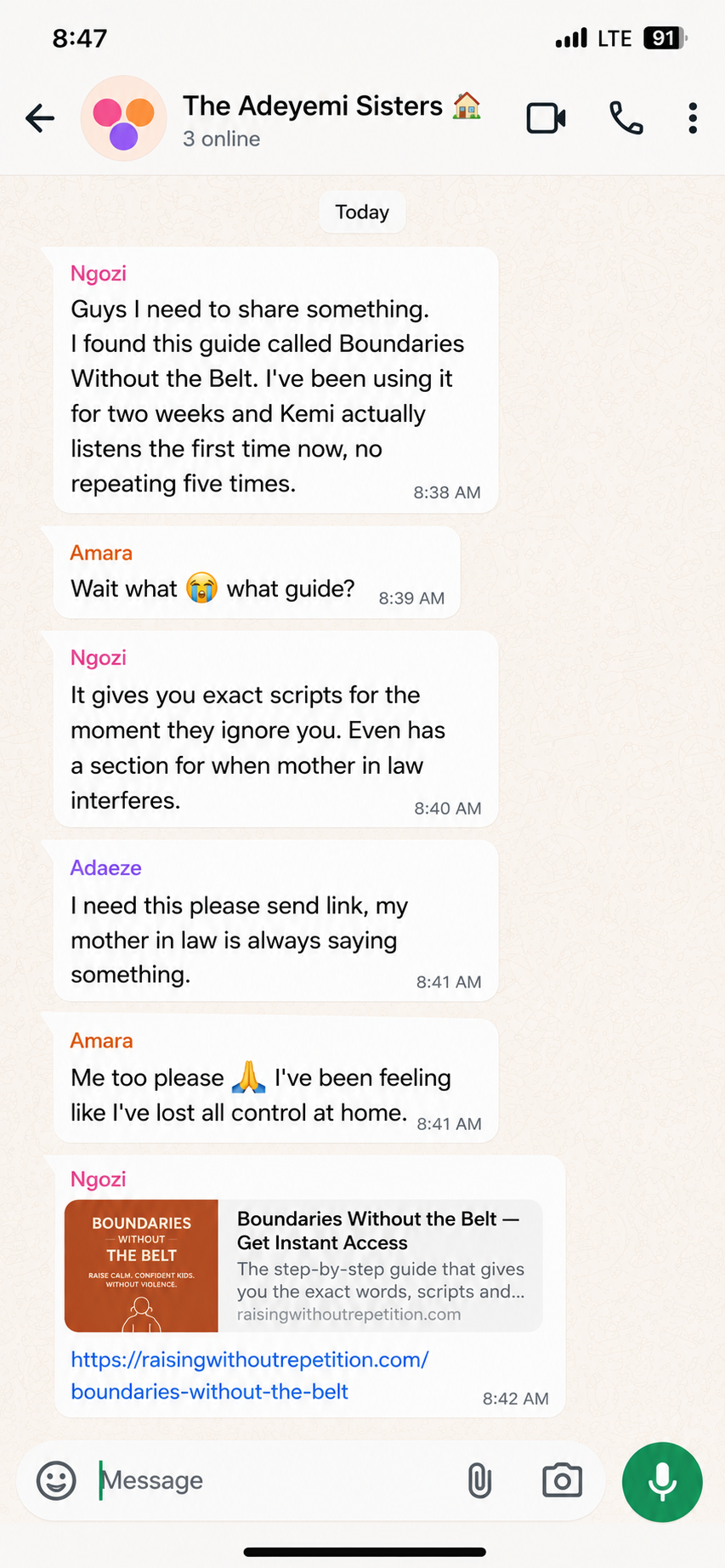 WhatsApp buyer message 5